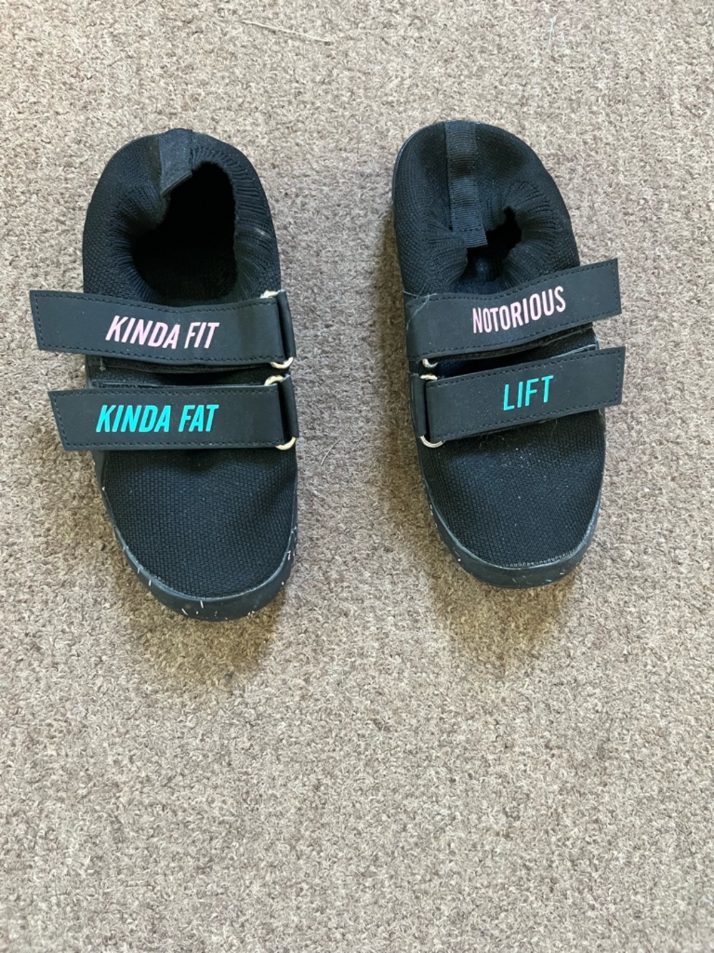 Kinda Fit Kinda Fat x Notorious Lift Deadlift Slippers - Size 36 - Discontinued